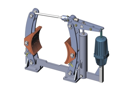 Крановый тормоз ТГЕ-250 с ТЭ-50