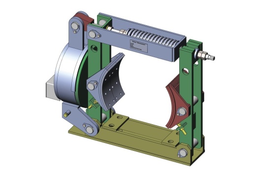 Тормоз колодочный ТКП-700