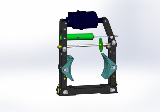 Колодочный тормоз для крана ТКГН-400 с ТЭ-80